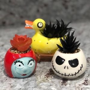 The Nightmare Before Christmas artificial flower pots